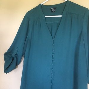 Torrid Sz 0 Blouse- Green